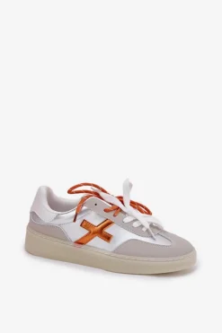 Damskie Boto Niskie Buty Sportowe Damskie Srebrne Zelevelis