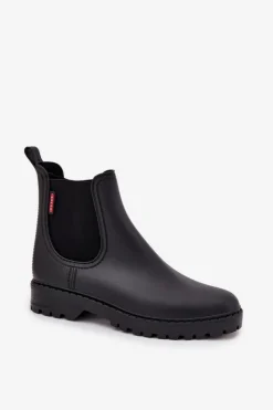 Clearance Boto Niskie Kalosze Damskie Matowe Czarne Birella Czarny