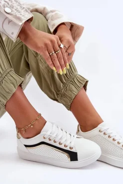 Damskie Boto Niskie Klasyczne Buty Sportowe Damskie Białe Lamimi