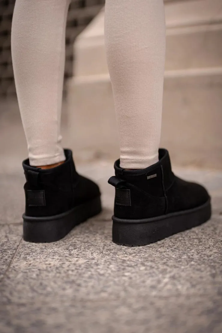 Online Big Star Shoes Niskie Śniegowce Na Platformie Big Star OO274A099 Czarne Czarny