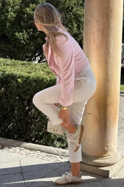 Clearance Boto Niskie Sneakersy Damskie Z Koronką Panterka Beżowe Zielle Beżowy