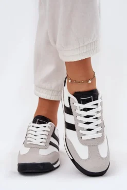 Boto Sneakersy Damskie*Niskie Sneakersy Damskie Białe Rulaana
