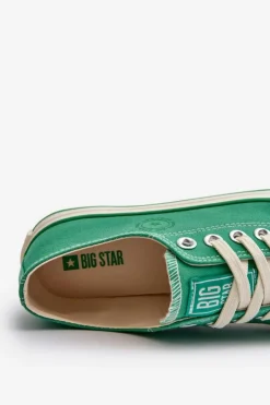 Damskie Big Star Shoes Niskie Trampki Damskie Big Star NN274268 Zielone