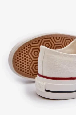 Big Star Shoes Trampki Damskie Big Star|Trampki Damskie Niskie*Niskie Trampki Damskie Big Star NN274274 Białe Biały