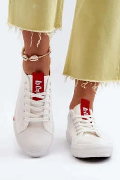 Damskie Lee Cooper Niskie Trampki Damskie LCW-24-31-2239 Białe