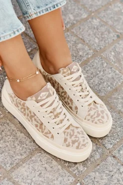 Damskie Lee Cooper Niskie Trampki Damskie Panterka LCW-25-02-3330L Beżowe