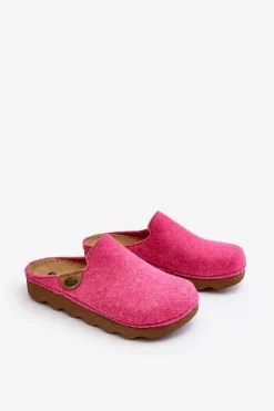 INBLU Obuwie Domowe Kapcie Damskie Profilaktyczne DK000011 Fuksja