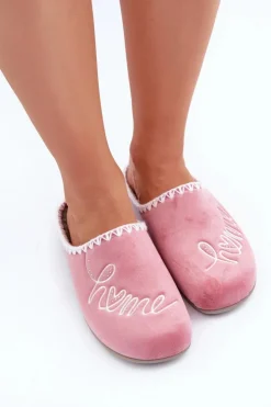 INBLU Obuwie Domowe Kapcie Damskie GF000026 Różowe
