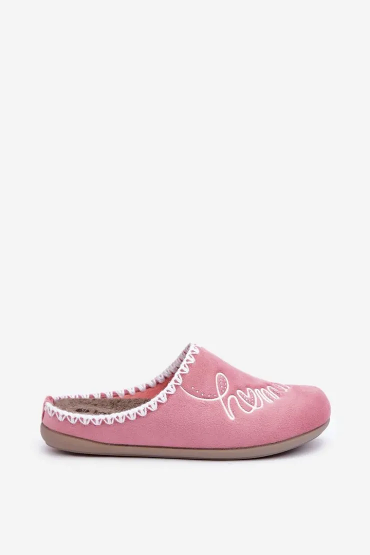 INBLU Obuwie Domowe Kapcie Damskie GF000026 Różowe