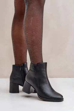 Online Evento Ocieplane Botki Na Słupku Czarne Feliveth