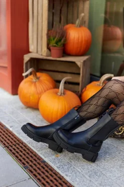 Boto Czarne Botki|Botki Zimowe Damskie*Ocieplane Botki Sztyblety Czarne Must Have