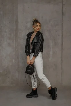 Damskie Boto Ocieplane Botki Trapery Czarne Demaris