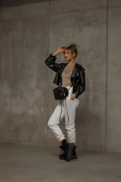 Damskie Boto Ocieplane Botki Trapery Czarne Demaris