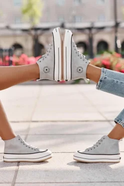 Sale Big Star Shoes Ocieplane Trampki Damskie Na Platformie Eko Skórzane Big Star OO274069 e Niebieski