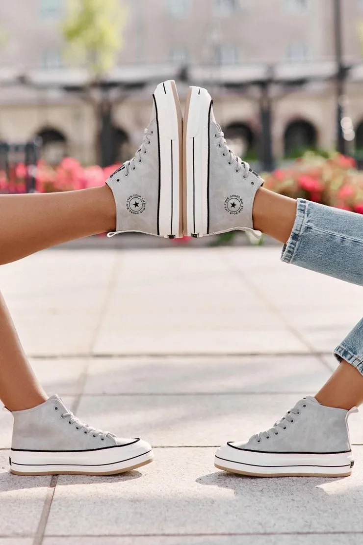 Sale Big Star Shoes Ocieplane Trampki Damskie Na Platformie Eko Skórzane Big Star OO274069 e Niebieski