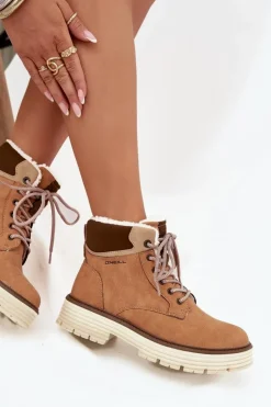 Damskie O'Neill Ocieplane Trapery Damskie BENICIA WOMEN HIGH Camel