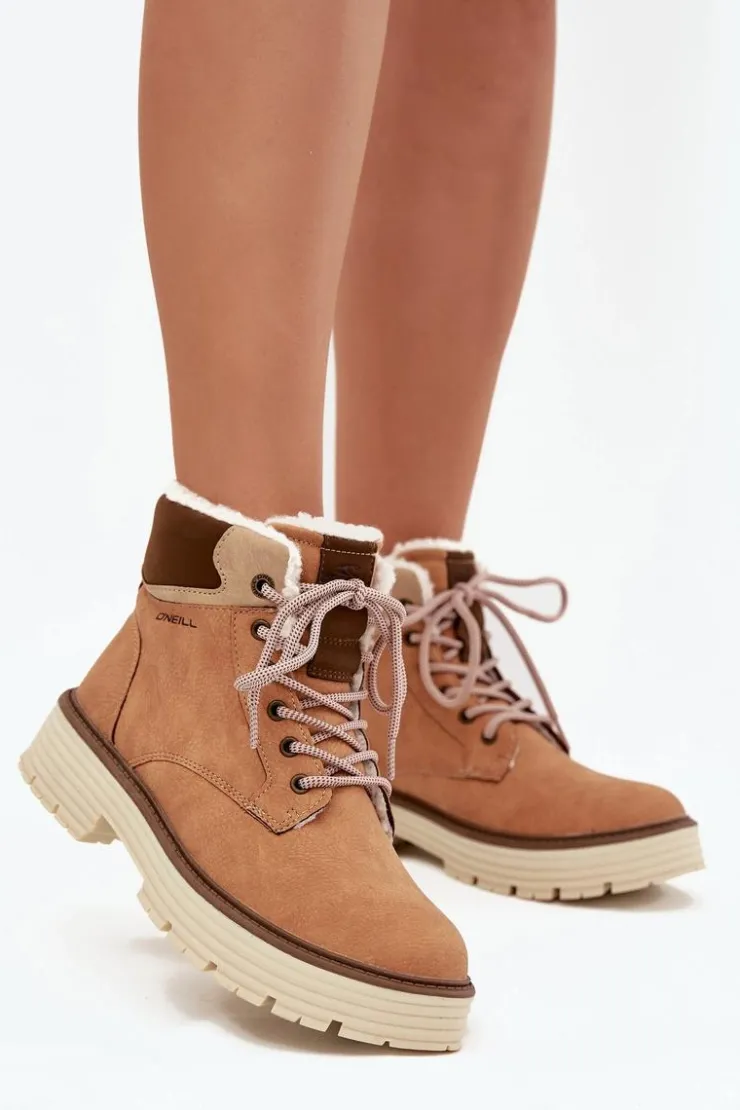 Damskie O'Neill Ocieplane Trapery Damskie BENICIA WOMEN HIGH Camel