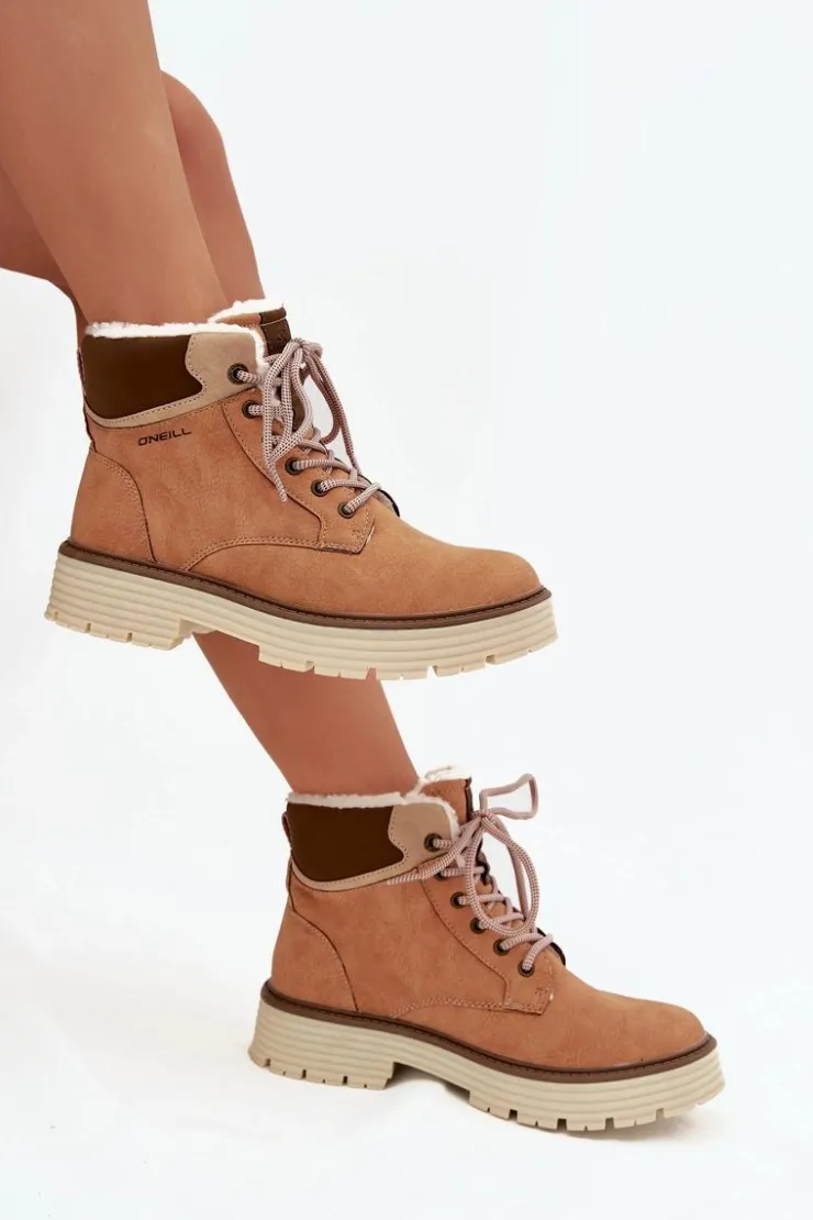 Damskie O'Neill Ocieplane Trapery Damskie BENICIA WOMEN HIGH Camel