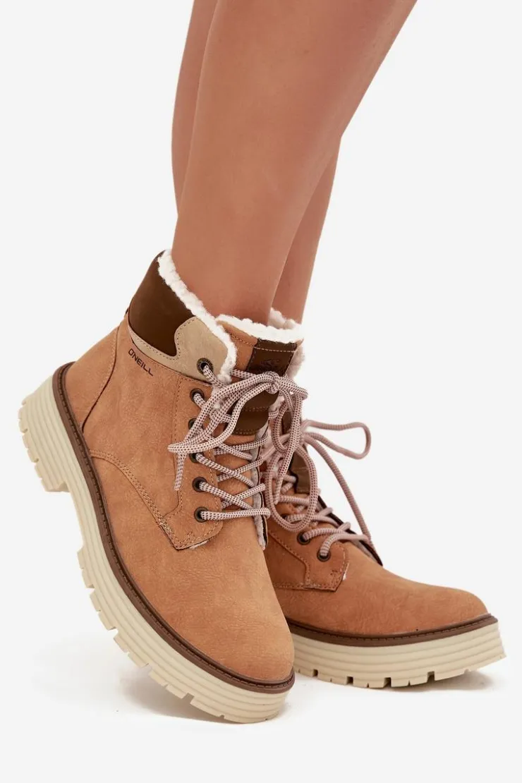 Damskie O'Neill Ocieplane Trapery Damskie BENICIA WOMEN HIGH Camel