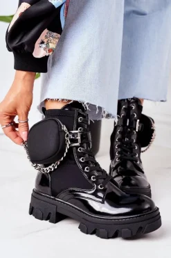 Hot Boto Ocieplane Workery Z Nerką Czarne Get The Look