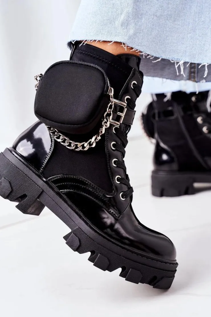 Hot Boto Ocieplane Workery Z Nerką Czarne Get The Look