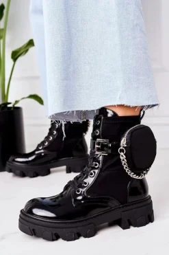 Hot Boto Ocieplane Workery Z Nerką Czarne Get The Look