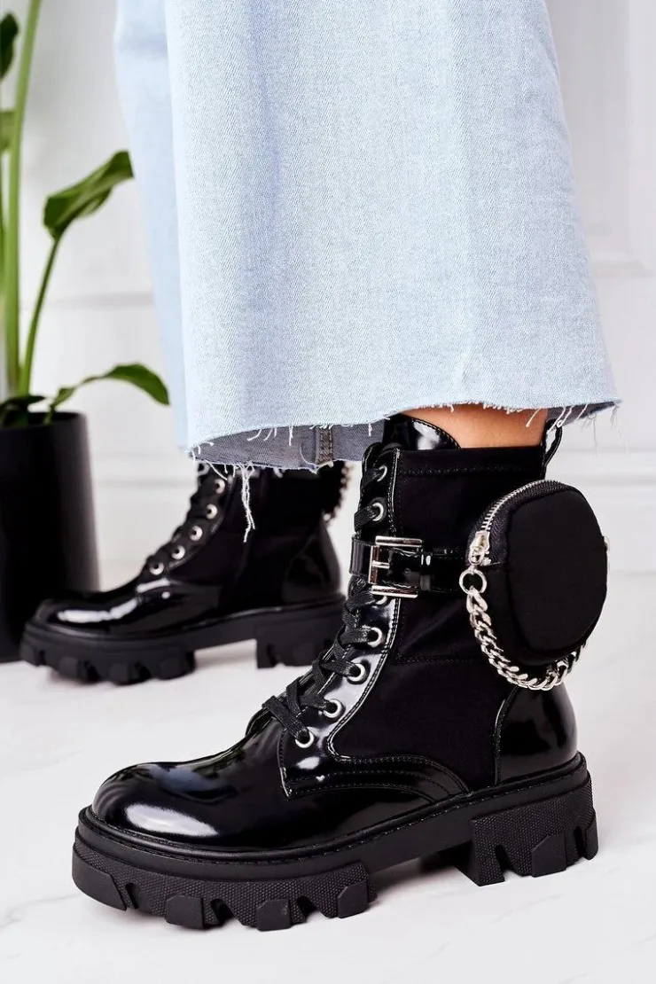 Hot Boto Ocieplane Workery Z Nerką Czarne Get The Look