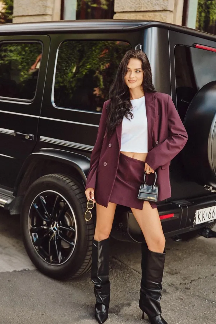 Sale Boto Ocieplane Wsuwane Kozaki Damskie Na Szpilce Z Marszczeniem Czarne Angelica