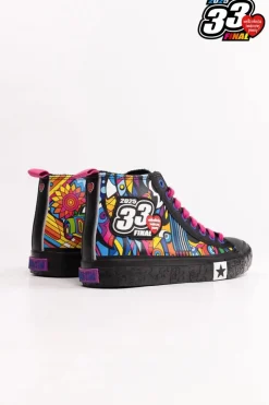 Big Star Shoes Oficjalne Trampki Damskie BIG STAR x WOŚP RR274A653 Czarny