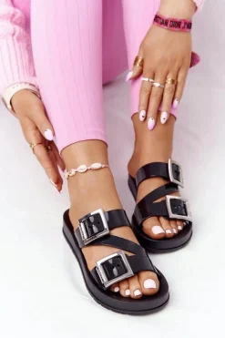 Discount ZAXY Pachnące Gumowe Klapki Eco Friendly HH285109 Czarne