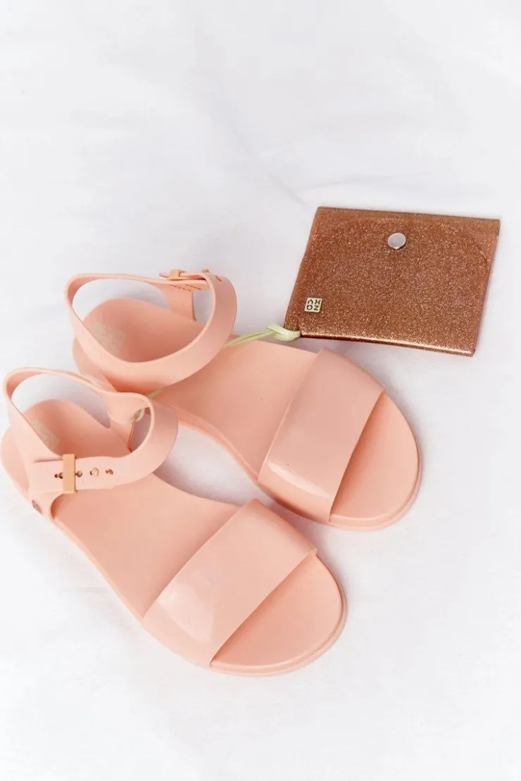 Sale ZAXY Pachnące Gumowe Sandaly Eco Friendly HH285123 Nude