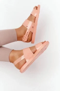 Damskie ZAXY Pachnące Gumowe Sandaly Eco Friendly HH285164 Pomarańczowe