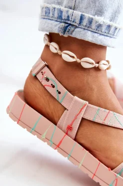 Hot ZAXY Pachnące Gumowe Sandały Eco Friendly HH285266 Nude