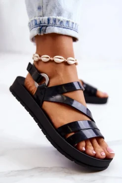 Sale ZAXY Pachnące Gumowe Sandały HH285071 Czarne