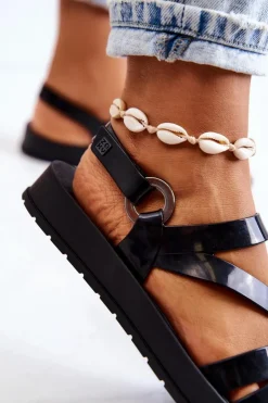 Sale ZAXY Pachnące Gumowe Sandały HH285071 Czarne