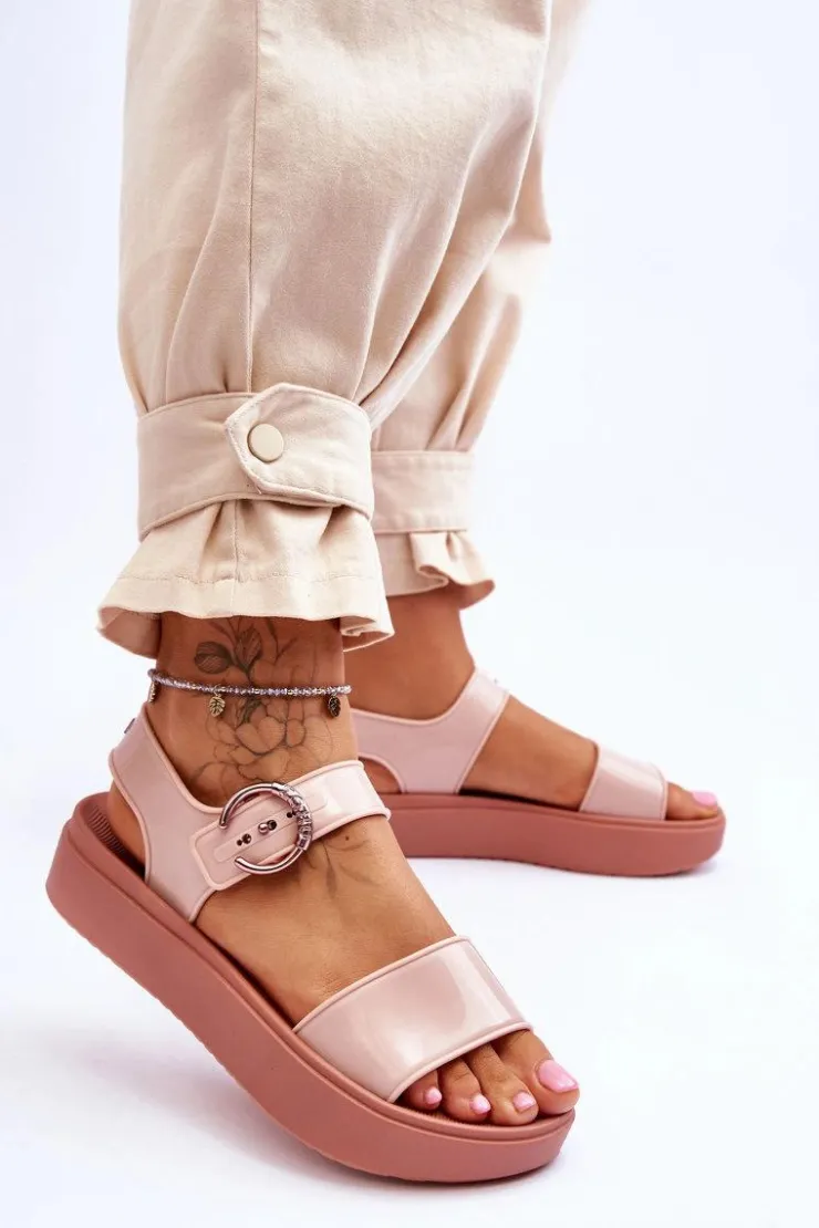 Clearance ZAXY Pachnące Hipoalergiczne Sandały JJ285242 Nude