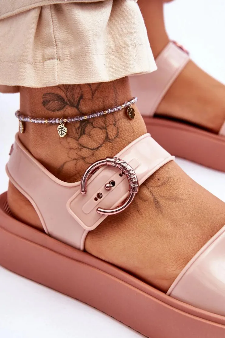 Clearance ZAXY Pachnące Hipoalergiczne Sandały JJ285242 Nude