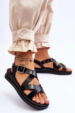 Damskie ZAXY Pachnące Sandały Eco Friendly JJ285093 Czarne