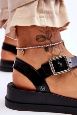 Damskie ZAXY Pachnące Sandały Eco Friendly JJ285093 Czarne