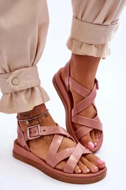 ZAXY Sandały Gumowe|Sandały Płaskie*Pachnące Sandały Eco Friendly JJ285094 Nude