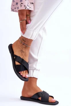 ZAXY Klapki Damskie Klasyczne*Pachnące Wegańskie Klapki JJ285217 Czarne