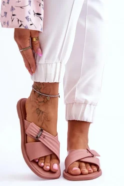 Damskie ZAXY Pachnące Wegańskie Klapki JJ285216 Nude