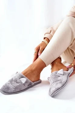 Evento Papcie Błyszczące Kotki Z Uszami Szare Kaisy