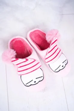 Hot Boto Papcie damskie Domowe Jasno Różowe Mashimaro