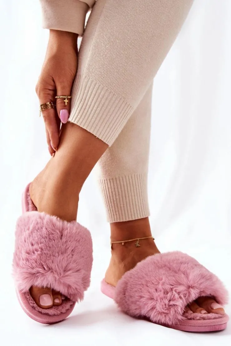 Discount Boto Papcie Damskie Z Futerkiem Różowe Trusted