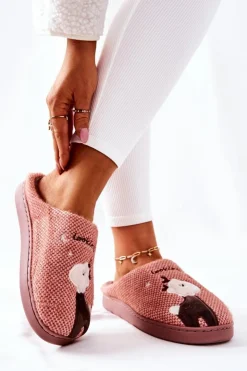 Outlet Boto Papcie Ocieplane Renifer Ciemnoróżowe Jilly