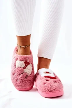 Discount Boto Papcie Świąteczne Mikołaj I Renifer Różowe