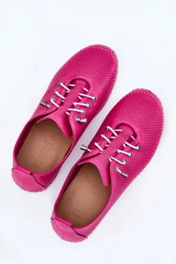 Damskie Artiker Półbuty Damskie Ze Skóry Naturalnej 54C0830 Różowe