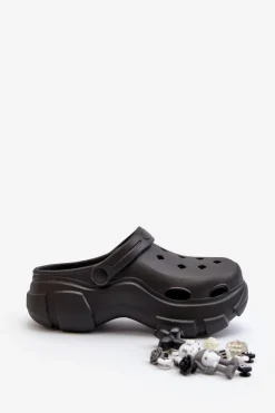 Boto Klapki Na Platformie|Klapki Damskie Klasyczne*Piankowe Damskie Lekkie Klapki Na Masywnej Podeszwie Czarne Matirra