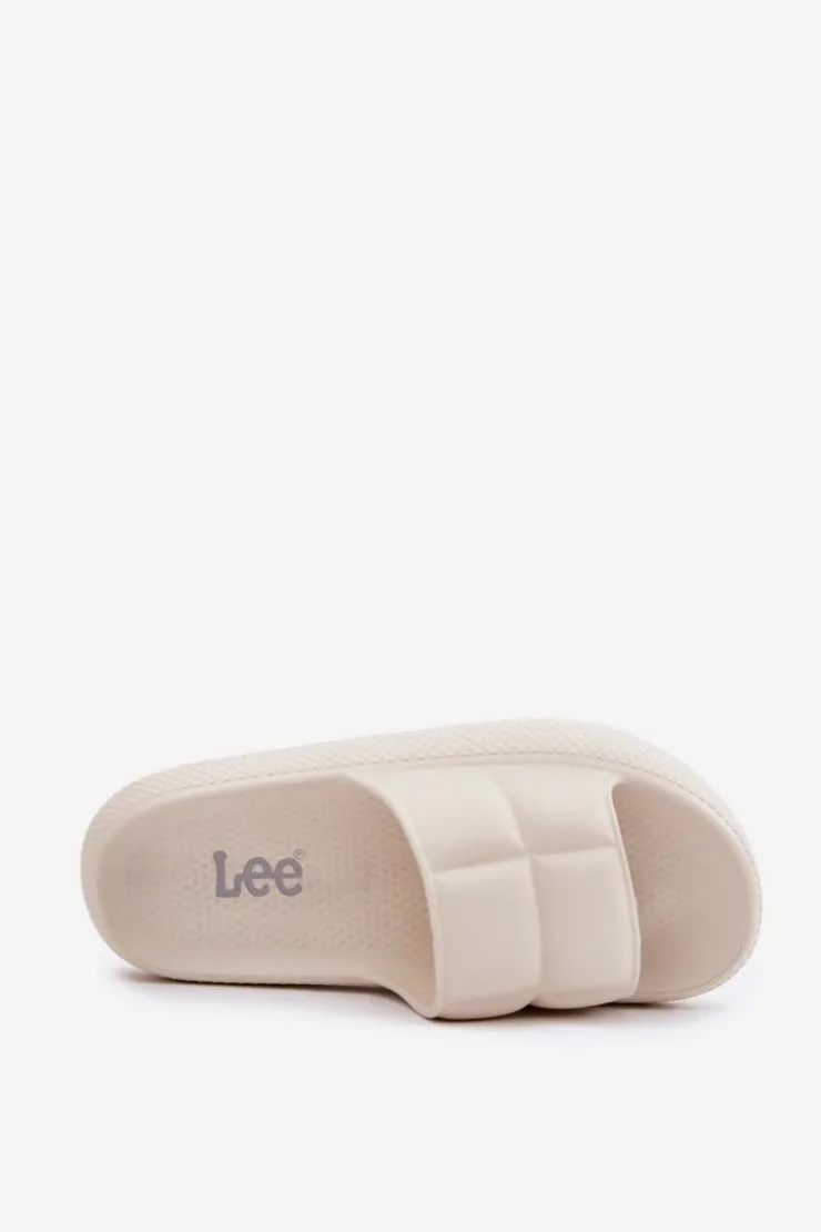 Damskie Lee Piankowe Klapki Damskie MAYA SLIDER WOMEN LOW 50251016 Beżowe